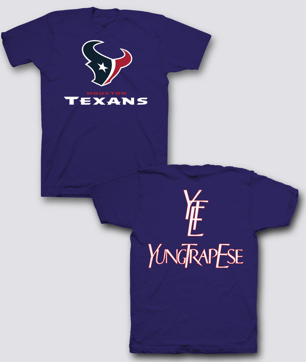 Short Sleeve T-Shirt Blue Houston Texans YTE